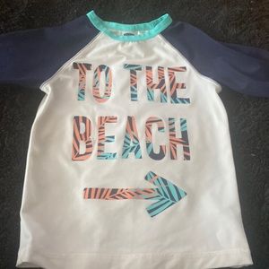 Rash guard swim top used good condition